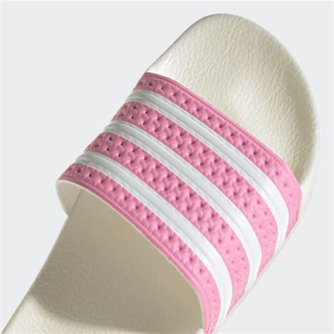 stijlvol adidas adilette badslippers dames grijs roze|adidas slips dames.